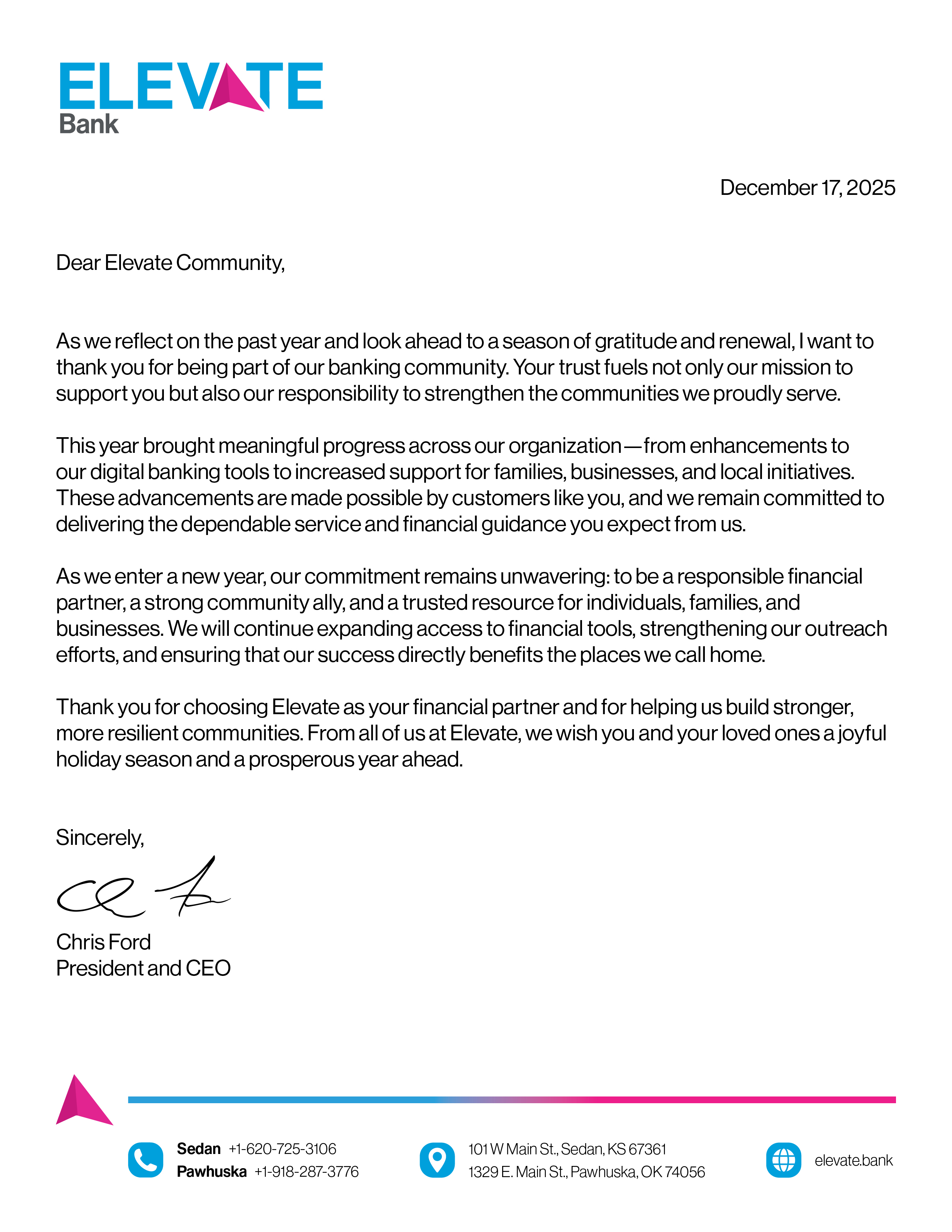 thank you note